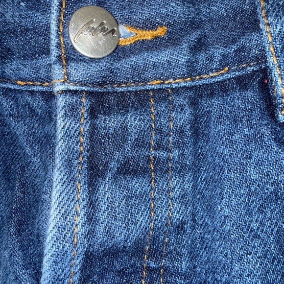 Rare Vintage Y2K FUBU Denim Blue Women's Juniors Button Accented Shorts - Picture 3 of 13